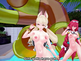 Zenless Zone Zero: MMD ILLIT - Magnetic (Yuzuha, Alice)