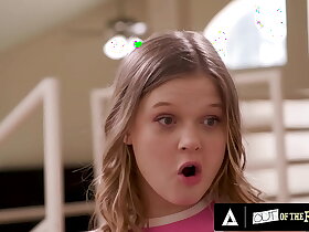 OUT OF THE FAMILY - Teen Coco Lovelock Squirts While Getting Fucked Hard By Her Stepbrother