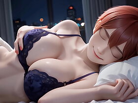 Busty Redhead Jerk You Off And Rides Your Cock Unitl You Cum Inside - AI