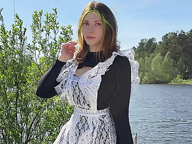 I didn't miss eradicate affect chance down fuck a instructor girl before her summer be off