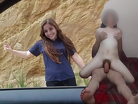 AY DUELE! PEQUEÑA e INOCENTE CHAVITA putipobre de Tijuana le da las nalgas a un viejo por apoyo económico, real no fake