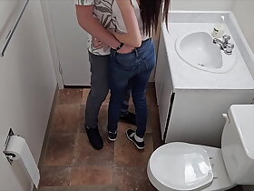 Pupil fucked forth school toilet