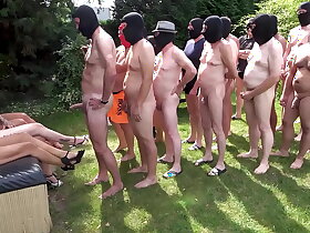 KEINE KONDOME!!! OUTDOOR AO-GANGBANG MIT NINA, MELINA UND ASHLEY