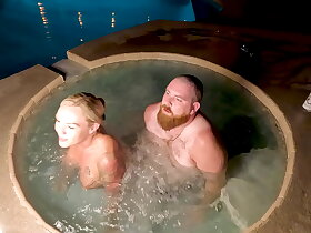 Hot Tub Sex With Blonde Cheating Wife Deliah Grace