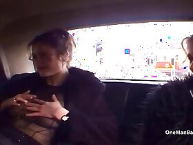 Lucky guys plays with three of a kind on touching the motor car